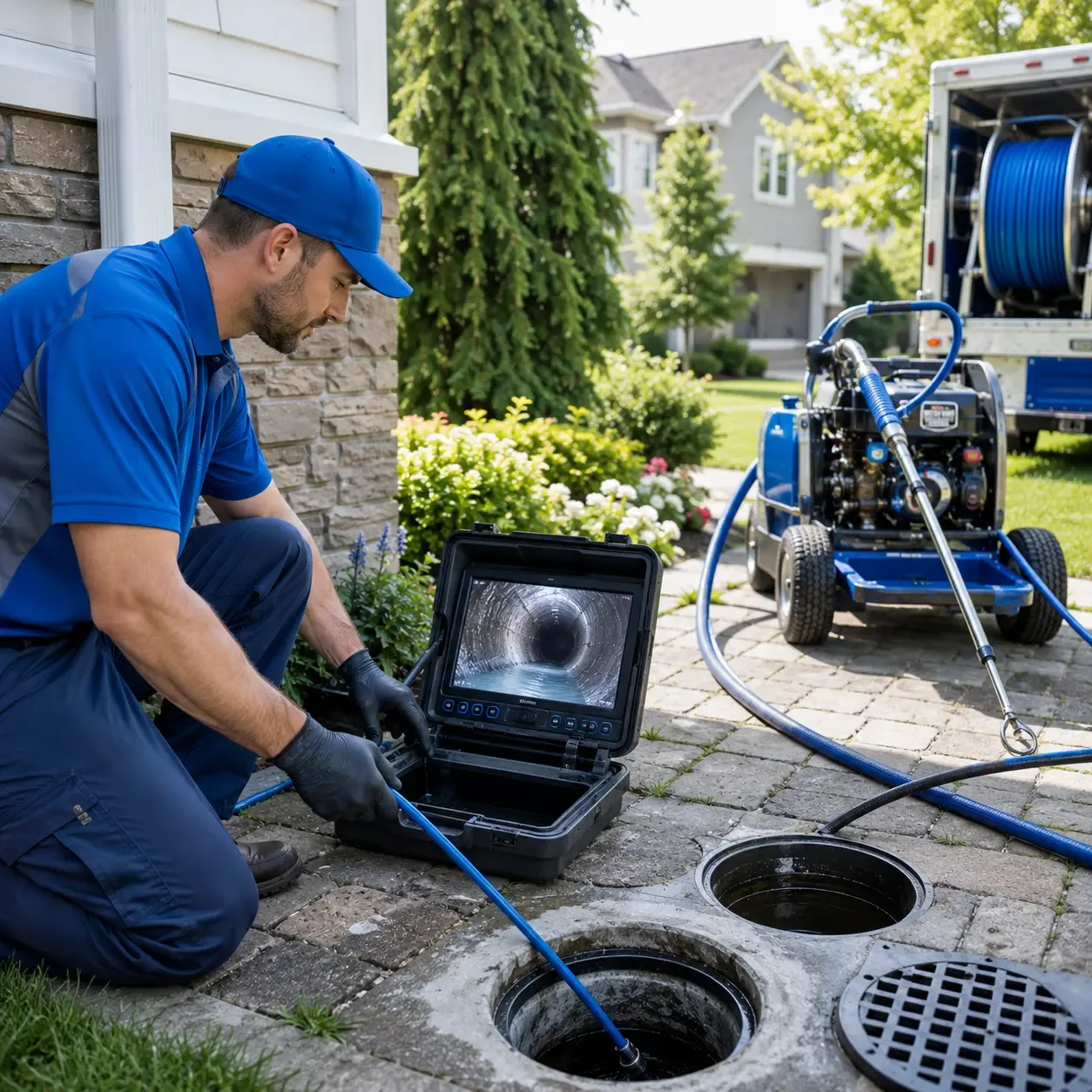 Outdoor drain cleaning professionals serving Castroville, TX