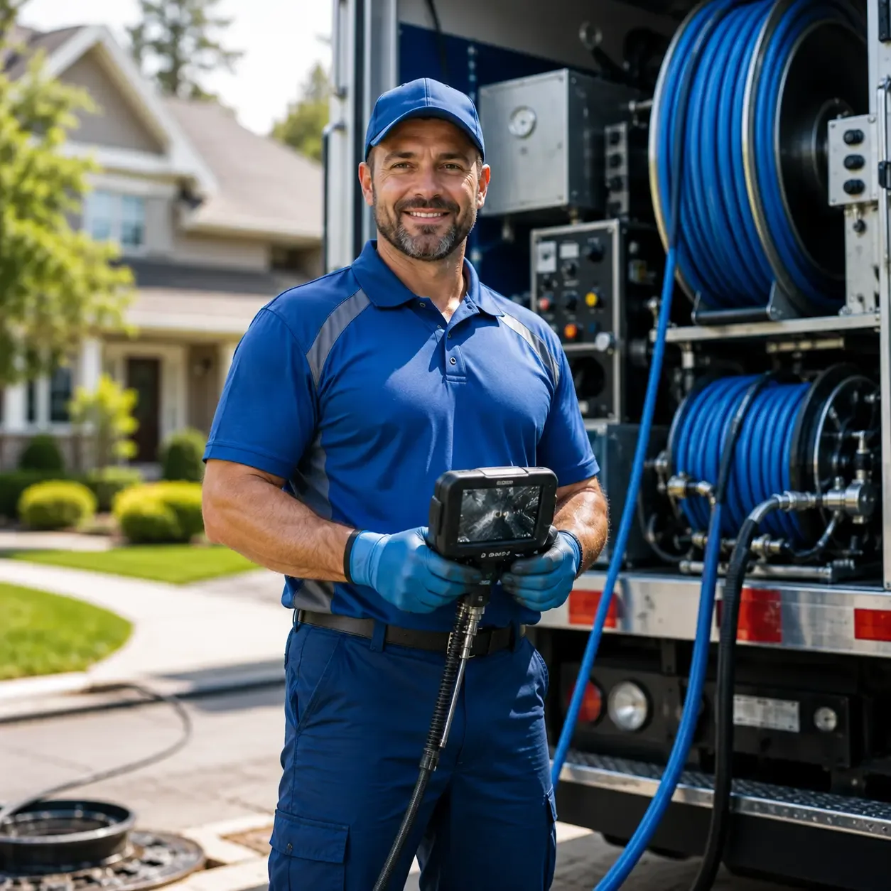 Local outdoor drain cleaning specialists in Castroville, TX